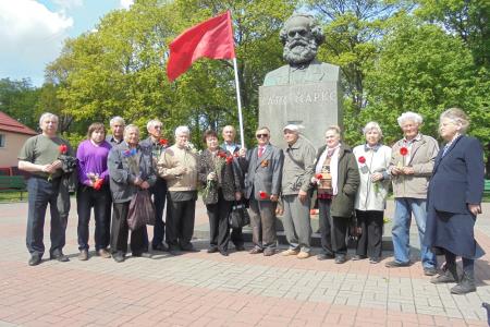 Калининградские коммунисты отметили 197-ю годовщину со дня рождения Карла Маркса