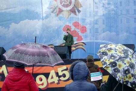 В.Н. Тетёкин: Холод и дождь не сорвали День Победы в Тюмени