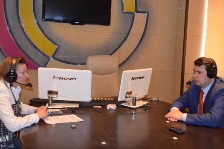 Олег Лебедев в эфире радио «Милицейская волна в Туле» поздравил туляков с Днем Победы