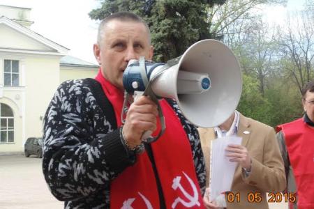 Псковская область. Первомайская демонстрация прошла в городе Воинской Славы Великие Луки