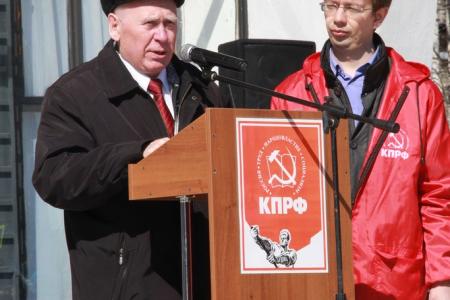 Республика Коми. В Сыктывкаре прошел митинг, посвященный празднику весны и труда