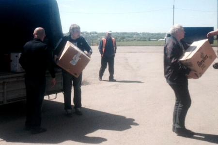 Тульский обком партии отправил очередную гуманитарную помощь в Новороссию