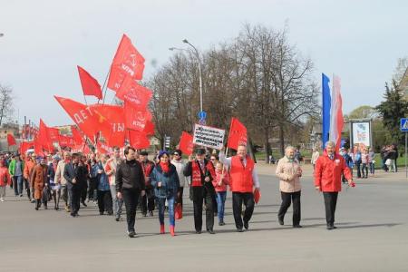 Псковские коммунисты и жители Псковской области отметили День международной солидарности трудящихся 
