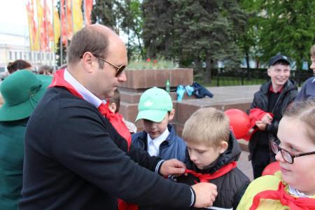 В Рязани прошла ежегодная торжественная церемония приёма в пионеры