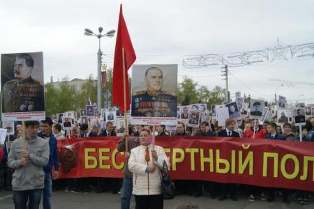 Празднование 70-летия Великой Победы на родине Ленина
