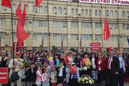 Республика Дагестан. В Махачкале прошел праздничный митинг, посвященный юбилею Великой Победы