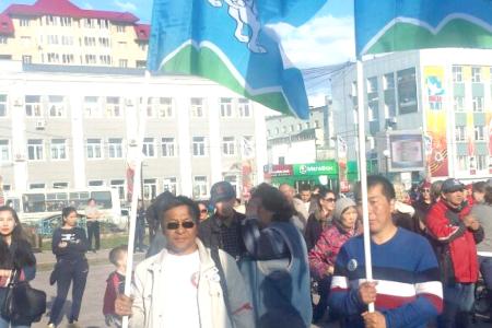 Якутия. Коммунисты приняли участие в митинге против строительства газохимического завода
