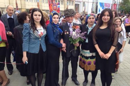 Республика Дагестан. В Махачкале прошел праздничный митинг, посвященный юбилею Великой Победы
