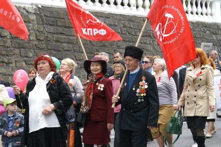 ​Праздничным концертом, митингом и демонстрацией коммунисты отметили День международной солидарности трудящихся в Сочи