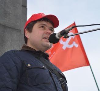 Первомайская демонстрация в Красноярске