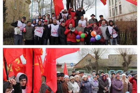 Красноярский край. Первомай в Березовке