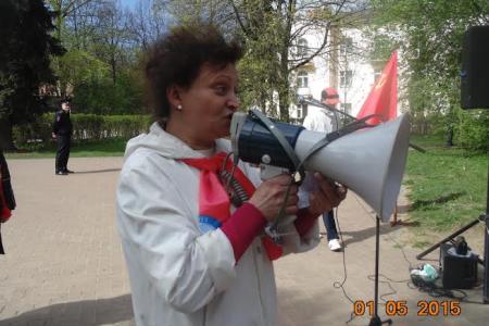 Псковская область. Первомайская демонстрация прошла в городе Воинской Славы Великие Луки