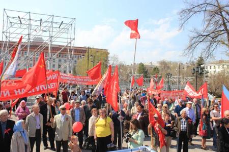 Волна первомайских митингов прокатилась по Тюменской области