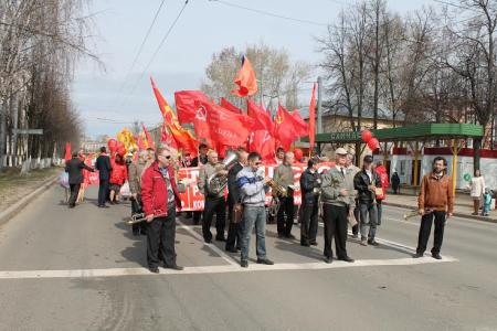 Первомайские демонстрации прошли в городах Республики Марий Эл