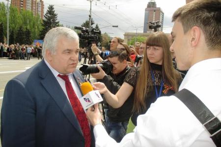 Рядом с тобою, Донецк! Казбек Тайсаев и Владимир Родин приняли участие в торжествах по случаю Дня независимости ДНР
