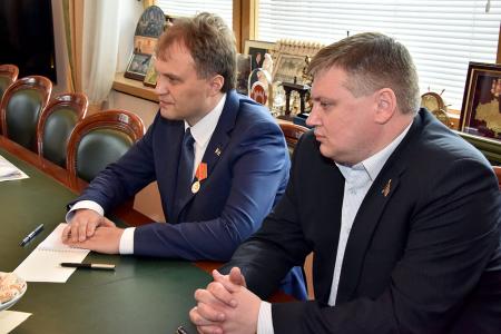 Г.А. Зюганов провел встречу с президентом Приднестровья Е.В. Шевчуком