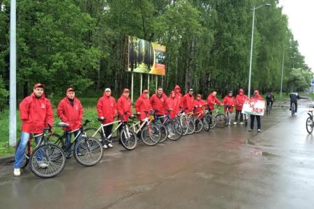 КПРФ за здоровый образ жизни! Пермские коммунисты приняли участие в городской акции «Пермское кольцо»