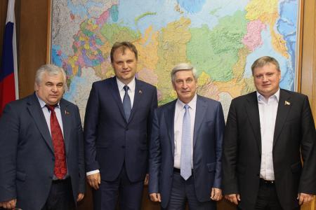 Г.А. Зюганов провел встречу с президентом Приднестровья Е.В. Шевчуком