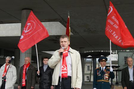 Первомайские торжества на родине Ленина