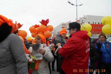 Ямало-Ненецкий АО. День Победы в Новом Уренгое