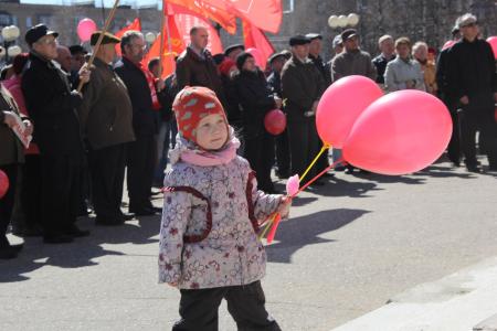 Республика Коми. В Сыктывкаре прошел митинг, посвященный празднику весны и труда