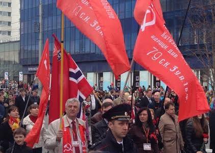День Победы в городе-герое Мурманске