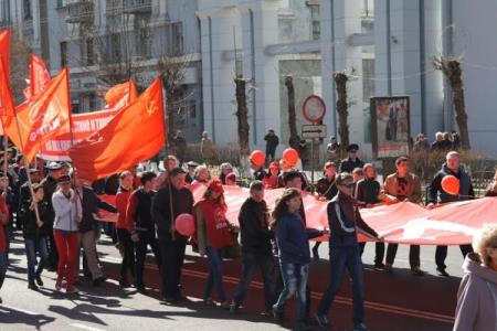 Забайкальский край. Первомай коммунистов стартовал сбор подписей за отставку губернатора Ильковского