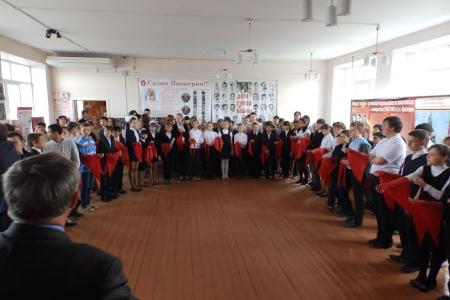 В Оренбурге прошёл традиционный прием детей в пионеры