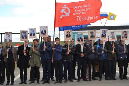 Республика Калмыкия. Акция на Высоте Славы