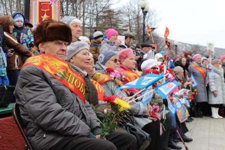 Праздник Победы в Магадане