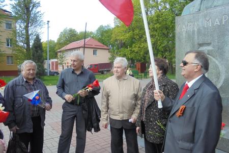 Калининградские коммунисты отметили 197-ю годовщину со дня рождения Карла Маркса