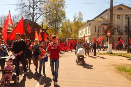 Ивановская область. Праздничные мероприятия КПРФ 9 мая в Шуе