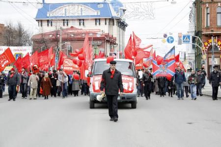 Томская область встретила Первомай