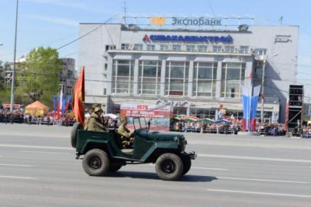 Новосибирск принял торжественный парад Победы