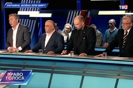 Л.И.Калашников в передаче «Право голоса». Тема: «Украина. Война или мир?» 