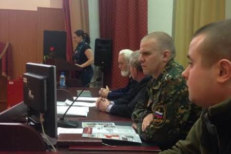Архангельский обком ЛКСМ РФ: Бойцам спецназа «Ратник» комсомольцы представили лекцию-выступление о роли Архангельска в годы войны