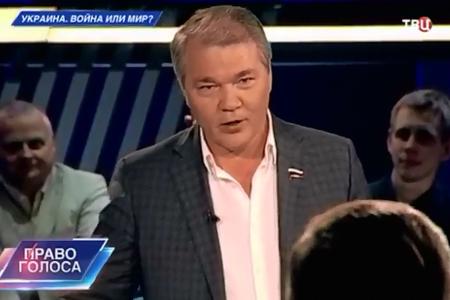 Л.И.Калашников в передаче «Право голоса». Тема: «Украина. Война или мир?» 