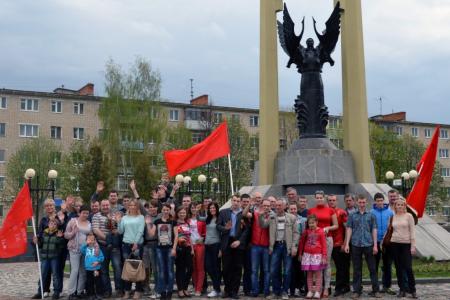 Город-герой Тула. Тульский обком организовал автопробег в ознаменование 70-летия Великой Победы