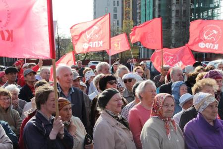 Массовый митинг протеста прошел в столице Удмуртии Ижевске