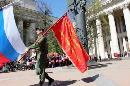 К.К. Тайсаев поздравил ветеранов и профессорско-преподавательский состав МАДИ с 70-летием Великой Победы