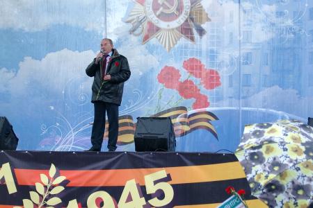 В.Н. Тетёкин: Холод и дождь не сорвали День Победы в Тюмени