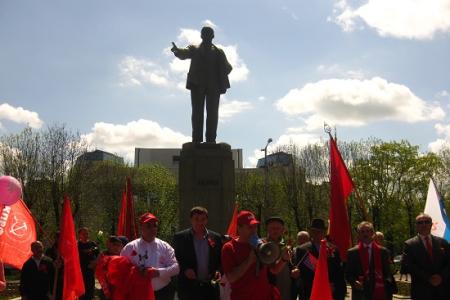 Первого мая коммунисты Кабардино-Балкарии провели демонстрацию и маевку