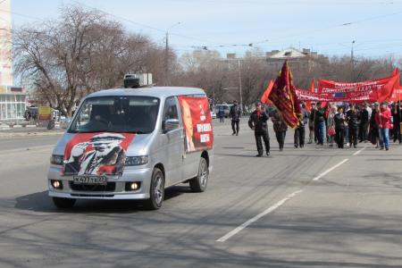 Хабаровский край. Первомай в городе Комсомольск-на-Амуре