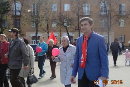 Псковская область. Первомайская демонстрация прошла в городе Воинской Славы Великие Луки