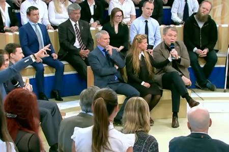 Л.И.Калашников принял участие в программе "Время покажет" на Первом телеканале