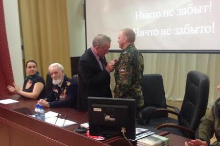Архангельский обком ЛКСМ РФ: Бойцам спецназа «Ратник» комсомольцы представили лекцию-выступление о роли Архангельска в годы войны