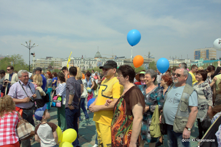 Забайкальский край. В Чите состоялся митинг против перевода времени на два часа назад