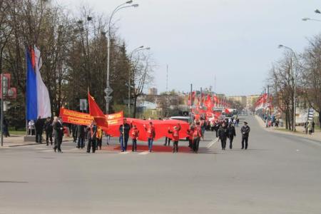 Псковские коммунисты и жители Псковской области отметили День международной солидарности трудящихся 