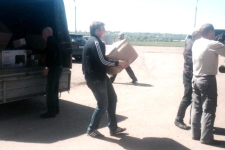 Тульский обком партии отправил очередную гуманитарную помощь в Новороссию
