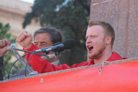 Челябинские коммунисты провели первомайскую демонстрацию и митинг